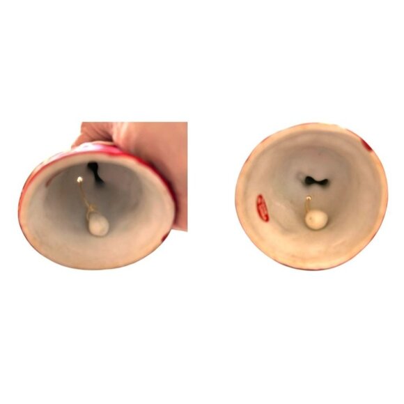 Vintage Gift Collection Snowman Bell New Christmas Trees Porcelain Present Gift - Picture 10 of 12